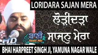 Bhai Harpreet Singh Ji, Yamuna Nagar Wale | Loridara Sajan Mera | Yamuna Nagar | 22.Aug.2019