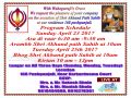 25.April.2017 Gurmat Kirtan Samagam at Jamnapar - various at delhi